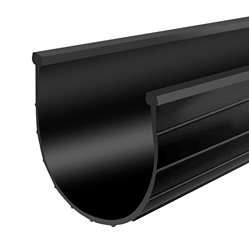 for Wayne Dalton Garage Door Bottom Weather Seal 154448 Fit 18 FT Wide Door | Round Bead Garage Doors Bottom's Weather Stripping Replacement Part (18 Feet)