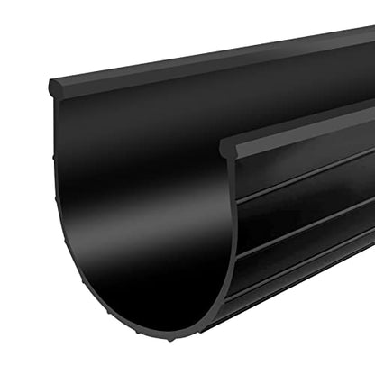 for Wayne Dalton Garage Door Bottom Weather Seal 154448 Fit 18 FT Wide Door | Round Bead Garage Doors Bottom's Weather Stripping Replacement Part (18 Feet)