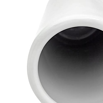 Red Lantern 24" Antique White Porcelain Umbrella Stand