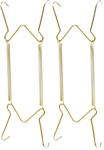 Hillman 122048 Plate Hangers 5-1/2"-8" with Tip Protectors, 1 (Pack of 2)