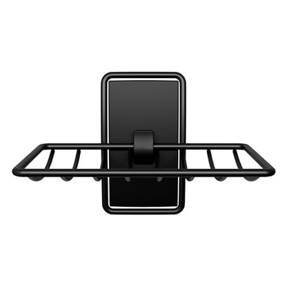 Command Soap Dish, Matte Black, 1 Holder, 2 Strips | For Bathroom Organization, Water Resistant, Damage-Free Hanging with Adhesive Strip, No Tools