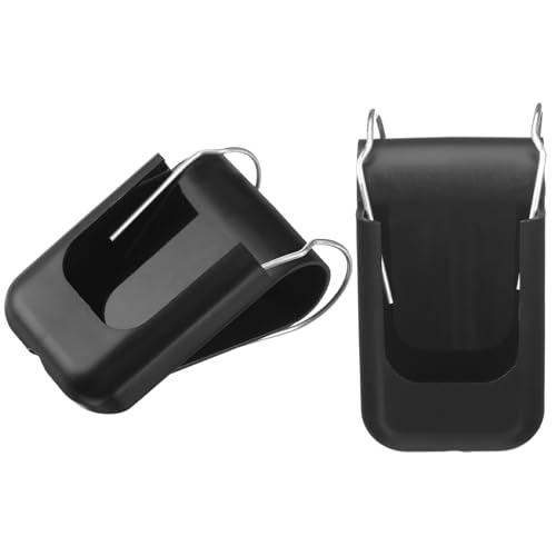 Kingdder 2 Pcs Transmitter Clip Compatible with MicroPLUS Door King Gate Visor Garage Door Opener Remote Clip for Viser Clicker Holder Holster