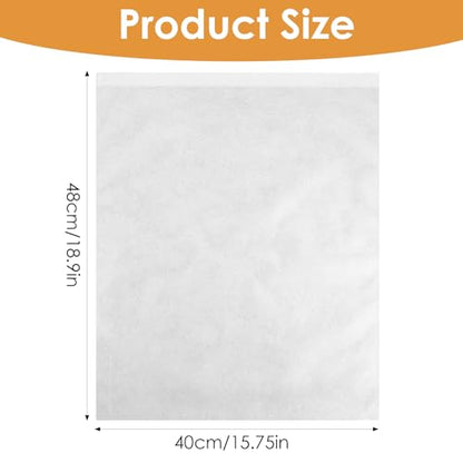 Qianyu 100 PCS Dust Bags for Purses, Handbag Storage Bags Purse Protector with Drawstring Breathable Non-woven Bag Covers Disposable Closet Organizer for Shoe Clothes Travel Home