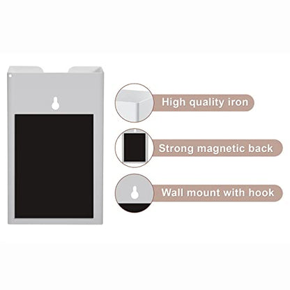 Magnetic Dryer Sheet Holder,Dryer Sheet Container Dispenser,Metal,White | Laundry Room Organizition,Wall Dryer Sheet Box,Fabric Sheet Holder,Laundry Detergent Sheets Dispenser