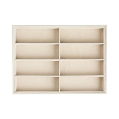 8-Slot Sunglass Organizer,Velvet Sunglass Holder for Drawer | Vanity Glass Holder,Sunglass Case For Multiple Sunglass,Sunglass Tray for Drawer,Sunglass Box for Women,Eyeglass Organizer