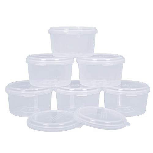 6 Pack Hawaiian Shaved Ice Mold Party Set with Lids, Up Your Game For Much More Snow Cone Treats, BPA-Free Cups Two Bonus Lids, Easy Stackable Freezing, Compatible with S900A, S777 & Others