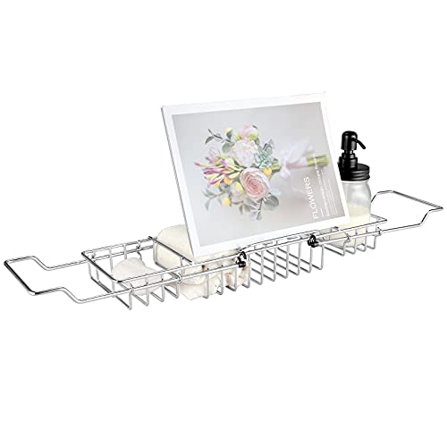 Stainless Steel Shower Caddy Tray with Removable B... (Sliver | Stainless Steel)