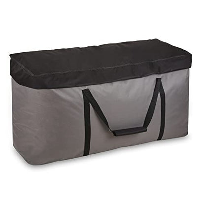 Rachmi 600D Extra Large Cushion Storage Bag 152 Gal 60", Water Resistant | Zipper & padded handle, Oversized 152 gal heavy duty, Outdoor moving & cushion storage, Fits Christmas tree, 60Wx20Dx29H