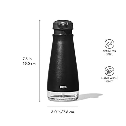 OXO Good Grips Stainless Steel Soap Dispenser - Black