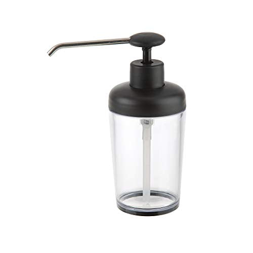 Prepworks Large Soap Pump, Extra-Long Spout, Delivers Mess-Free Soap Dispensing, Gray, 14oz