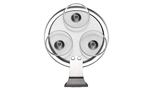 Shower Mirror Fogless for Shaving with Razor Holder, Powerful Lock Suction Fogless Mirror for Shower
