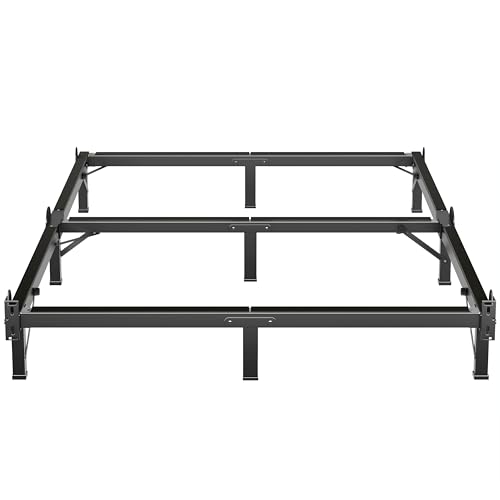 MAF Metal Bed Frame King 8 Inches for Box Spring, 9-Legs Support Basics