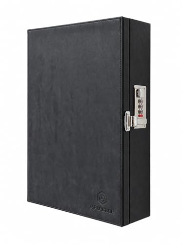 Faraday Key Box, Combination Lock, Signal Blocking, Wall Mount Black | Protects key fobs from relay attacks