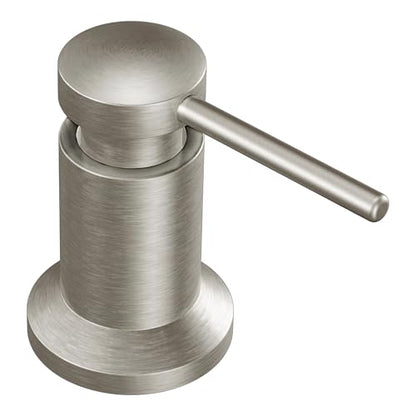 Moen 3942SRS Kitchen Soap Dispenser, Spot Resist Stainless | Refillable design, Deck-mounted installation, Built-in sink accessory, Spot resist stainless finish