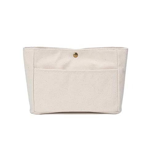 YONEBN waterproof Storage Bag Lightweight Large Ca... (Canvas/Beige | Cotton)