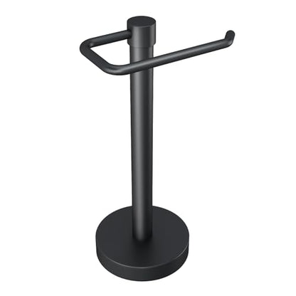 Hand Towel Holder Stand Countertop, Pro Max Matte Black | Towel Rack Free Standing Towel Bar Hanger for Bathroom Kitchen