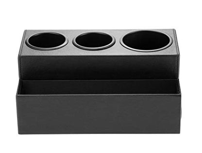 Hair Dryer Holder Hair Tool and Styling Organizer, Bathroom Countertop Blow Dryer Organizer, Vanity Storage Stand for Accessories, Makeup, Toiletries (Black) – MK154C
