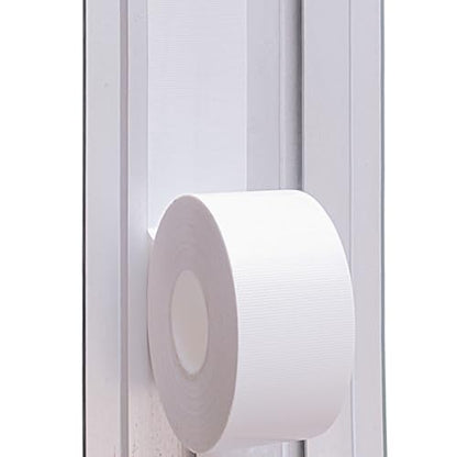 WENSSKKU White Window Weather Sealing Tape, Waterproof Window AC Air Conditioner Sealing Tape Can Keep Out Drafts Cold Air Rain Dust Smog(2IN X 99FT)