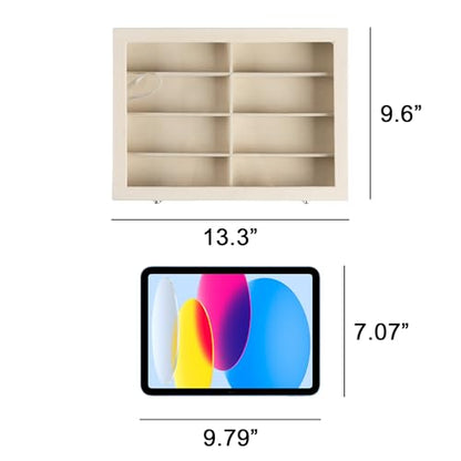 8-Slot Sunglass Organizer,Velvet Sunglass Holder for Drawer | Vanity Glass Holder,Sunglass Case For Multiple Sunglass,Sunglass Tray for Drawer,Sunglass Box for Women,Eyeglass Organizer