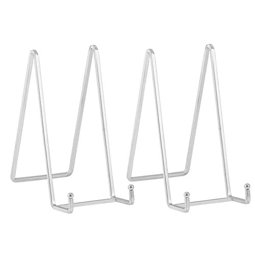 Plate Holder Easel Display Stand - 8 inch Metal Pl...
