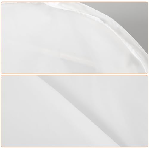 24 Pcs Garment Covers for Hanging Clothes, Shoulder Cover Breathable Garment Dust Covers Protectors With 2" Gusset for Suit, Coats, Jackets, Dress, Closet Storage, 24''W x 12"H x 2''D