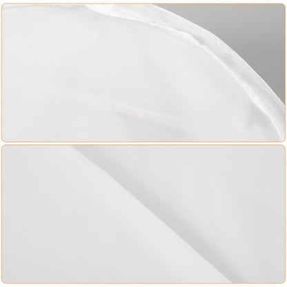 24 Pcs Garment Covers for Hanging Clothes, Shoulder Cover Breathable Garment Dust Covers Protectors With 2" Gusset for Suit, Coats, Jackets, Dress, Closet Storage, 24''W x 12"H x 2''D