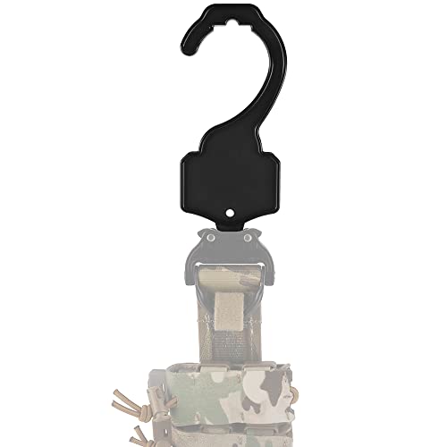 Tactical Belt Hanger Hook for Belts Insert Hunting Military Combat Belt Hooks Accessories (2pcs)