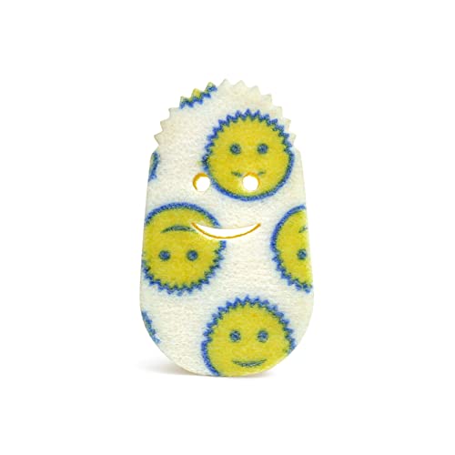 Dish Wand Scrubbing Brush with Handle, Soap Dispen... (Blue | Synthetic)