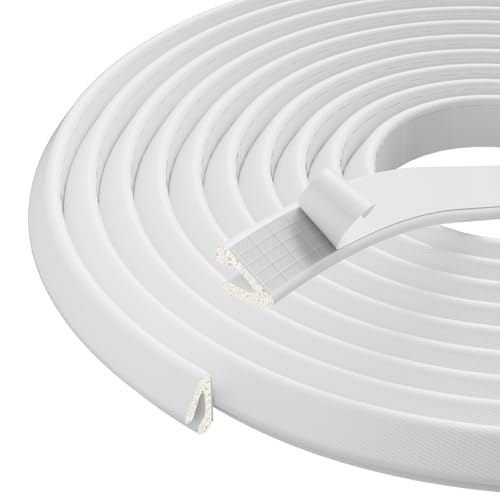 V Shape Thin Foam Weather Stripping Door Frame Sea... (White | PU foam)