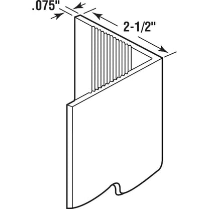 Prime-Line MP10069 Vinyl Corner Shield, White – 2-3/8” x 48” – Durable Vinyl Corner Guards, Easy to Install, Protects Wall Edges from Paint Chips, Wallpaper Tears, and Fingerprints (6 Pack)