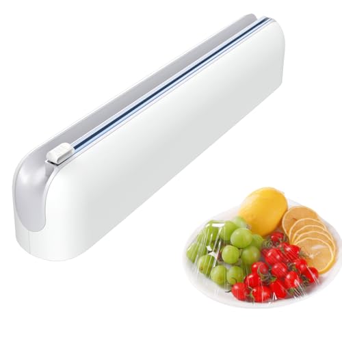 Aluminum Foil & Plastic Wrap Dispenser with Cutter... (2 Count | Plastic)