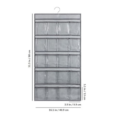 2 Pcs Sunglasses Organizer Storage Sunglass Holder for Wall Hanging Eyeglass Organizer for Multiple Glasses (GRAY)
