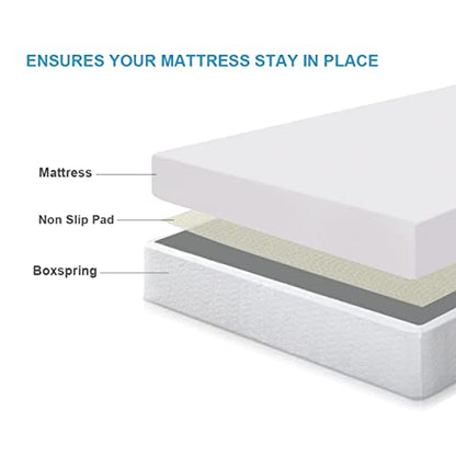 Non Slip Full Size Mattress Gripper and Area Rug Pad, Keeps Mattress Rug in Place - Full Size