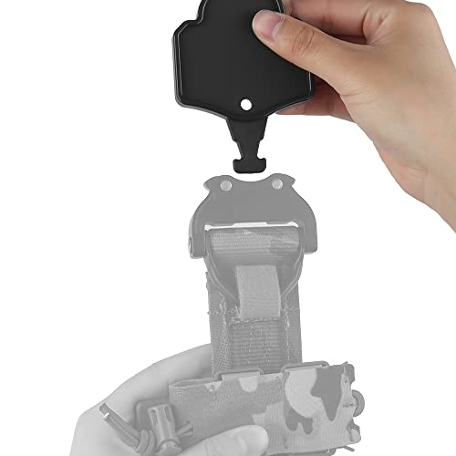 Tactical Belt Hanger Hook for Belts Insert Hunting Military Combat Belt Hooks Accessories (2pcs)