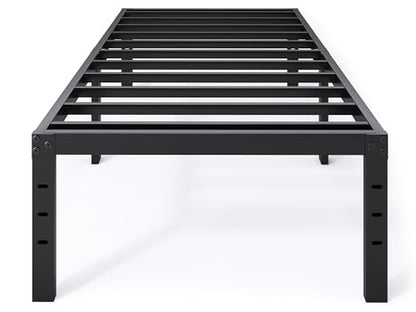 Twin Bed Frame - 18 in Sturdy Platform Bed Frame Twin Size