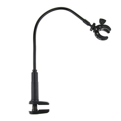 DYNWAVE Dog Hair Dryer Stand, Pet Grooming Table Hair Dryer Holder Hose Tube Holder Hands- Groomers Adjustable Third Arm with Clamp, 360 Degrees Rotatable Hair Dryer Stand for Dog Cat Grooming