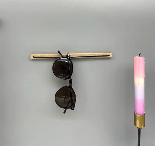 3PCS Wooden Sunglass Holder for Wall - Eyeglass Holder for Home, Wall-Mounted Sunglass Rack Stand - Keep your Reading Glasses, and Sunnies Organized and within Reach