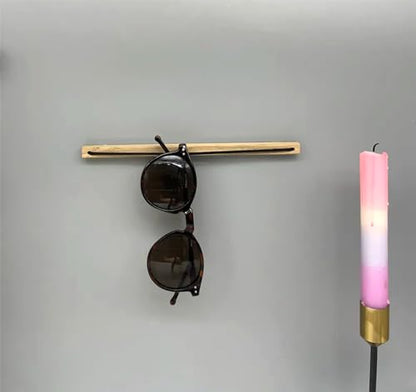 3PCS Wooden Sunglass Holder for Wall - Eyeglass Holder for Home, Wall-Mounted Sunglass Rack Stand - Keep your Reading Glasses, and Sunnies Organized and within Reach