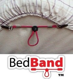 Not Made in China. 100% USA Worker Assembled.. Bed Sheet Holder, Gripper, Suspender and Strap. Smooth any Sheets on any Bed. Sleep Better. Patented.,Black,1 Pack (4 Bands)