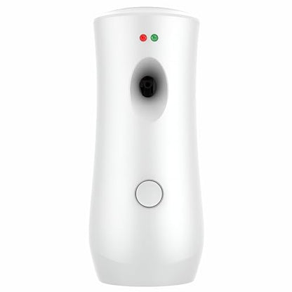 Automatic Air Freshener Spray Dispenser, White Wall Mounted or Free Standing Battery Operated Sprayer for Home or Commercial Use, 3 Auto Time Settings for Scent Release for Room/Bathroom Freshness