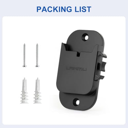 LANMU Wall Mount Holder with Cable Clip Compatible with Shark IX141 IX141AMZ IZ362H IZ376H IZ377H IZ163H Cordless Stick Vacuum, Vacuum Cleaner Storage Hanger, Keep Upright Organization