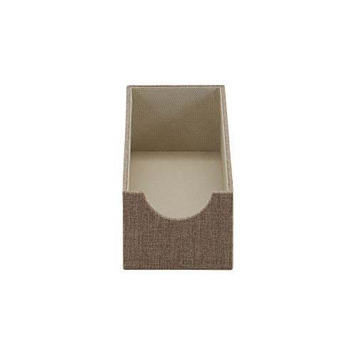 Household Essentials Brown 720-1 Deep Drawer Organizer Box for Storage | 12 in x 4 in x 3.13 (Pack of 2)