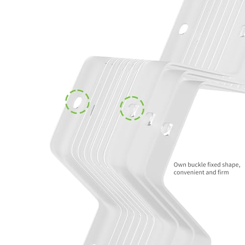 Honeycomb Separator Adjustable Drawer Organizer Divider for Underwear Belt-Scarf Socks Organizer (White(2pcs))