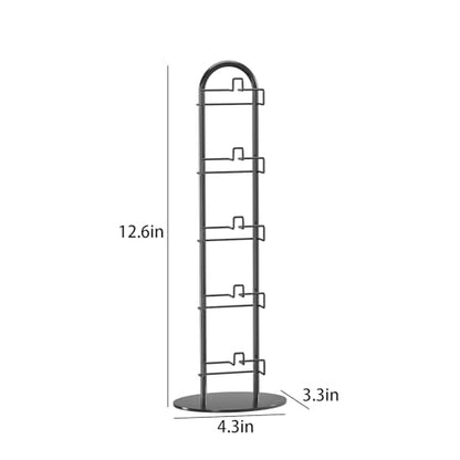 Byken Sunglasses Holder Organizer, 5 Tier Eyeglass Display Storage Stand,.Metal Sunglass Tower (Black)