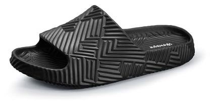Weweya Slides for Women Men Shower Shoes House Slippers Beach Sandals | Bathroom, Non Slip, Lightweight