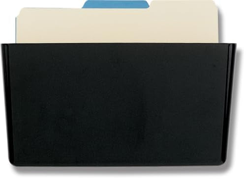 Officemate Wall File Letter Size, Black (21432)