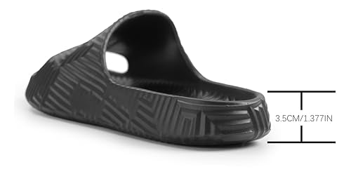Weweya Slides for Women Men Shower Shoes House Slippers Beach Sandals | Bathroom, Non Slip, Lightweight