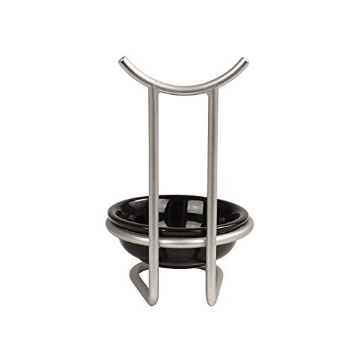 Spectrum Euro Spoon Rest with Ceramic Dish Upright... (Steel, Ceramic)