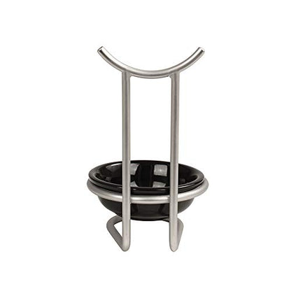 Spectrum Euro Spoon Rest with Ceramic Dish Upright... (Steel, Ceramic)