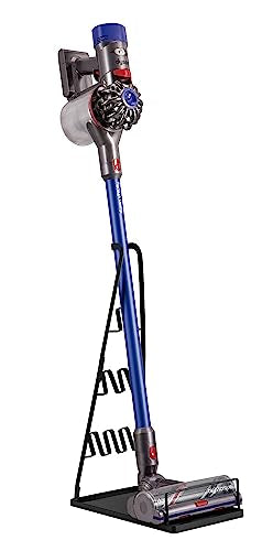 Mount Plus HAB-505 Universal Stick Vacuum Cleaner Stand Made for Dyson V15 V11 V10 V8 V7 V6 | Stand Made For Shark, LG, Samsung, Hoover, Eureka, Rainbow Stick Vacuums | 6 Hooks With Stable Metal